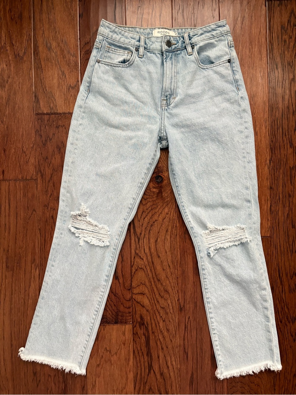 Hidden Brand Women's Light Blue Denim Jeans - Size 25